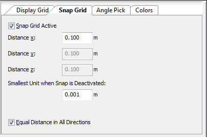 Pick grid settings – Snap Grid