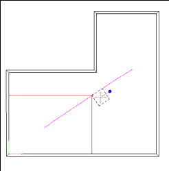 In the left sketch the object is moved on its origin, on the right it is moved on the bounding box. In the second case the rotation is adjusted