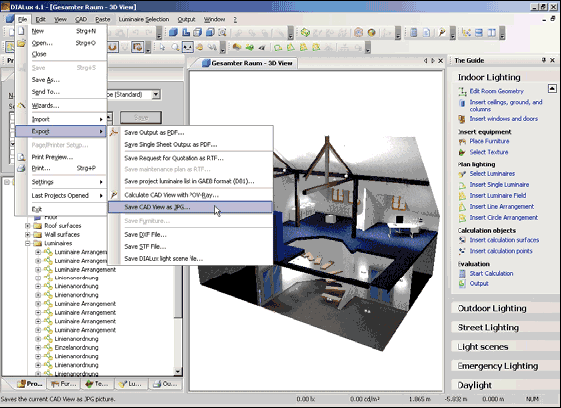 Save a 3D rendering as *.jpg file