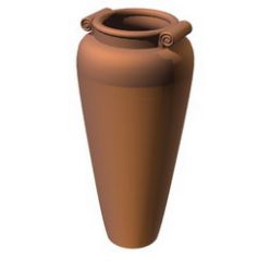 3D модель античной вазы